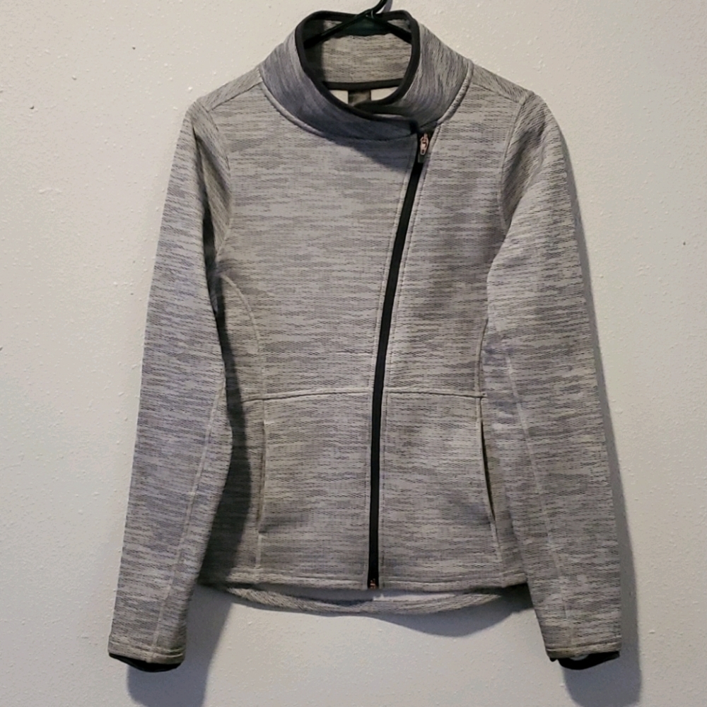 Champion Gray Zip Up Sweater